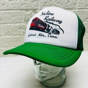 VTG‼ Lookout Mountain Tennessee Incline Railway Mesh Trucker Snapback Hat • EX‼
